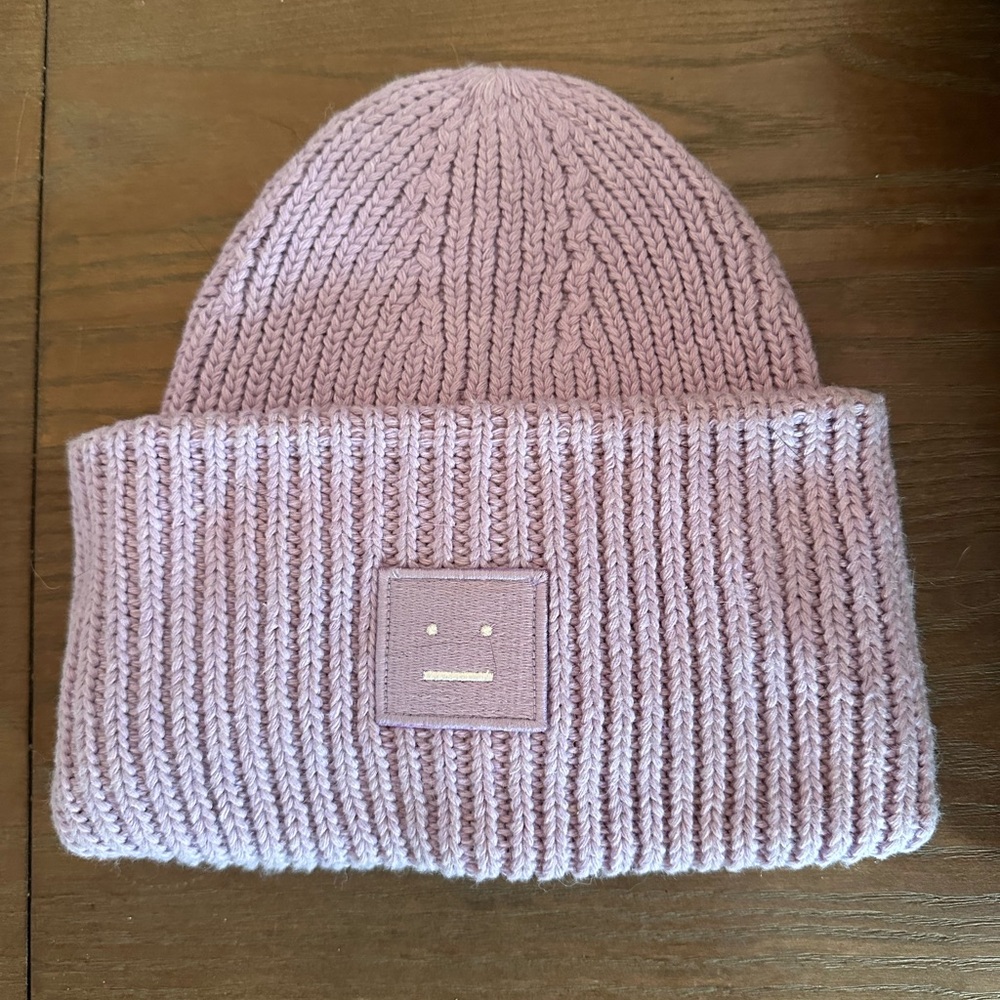 Acne Studios Lilac Wool Beanie